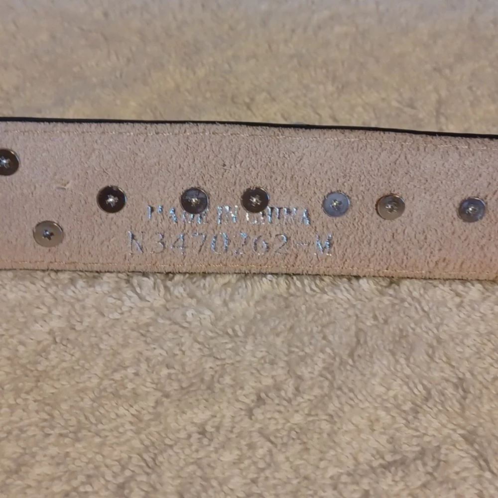 Montana West leather belt Western belt women's size medium zebra print